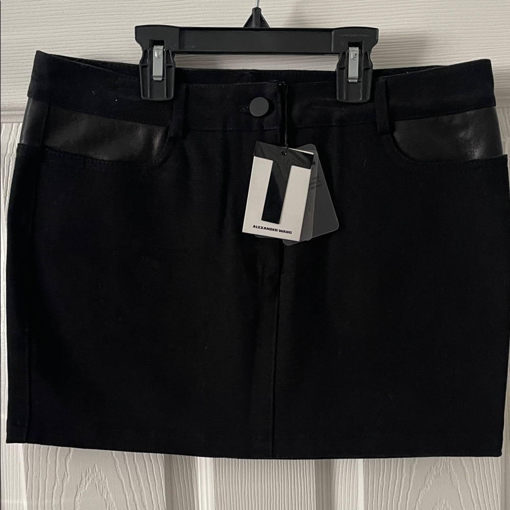 Alexandra Wang Black Mini Skirt